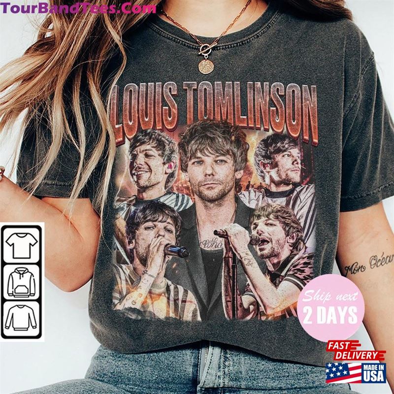 Limited Louis Tomlinson Music Shirt Vintage 90S Merch One Direction T-Shirt Walls The Tommo Way Unisex Hoodie 29Uf131601 – Utopia Fashion