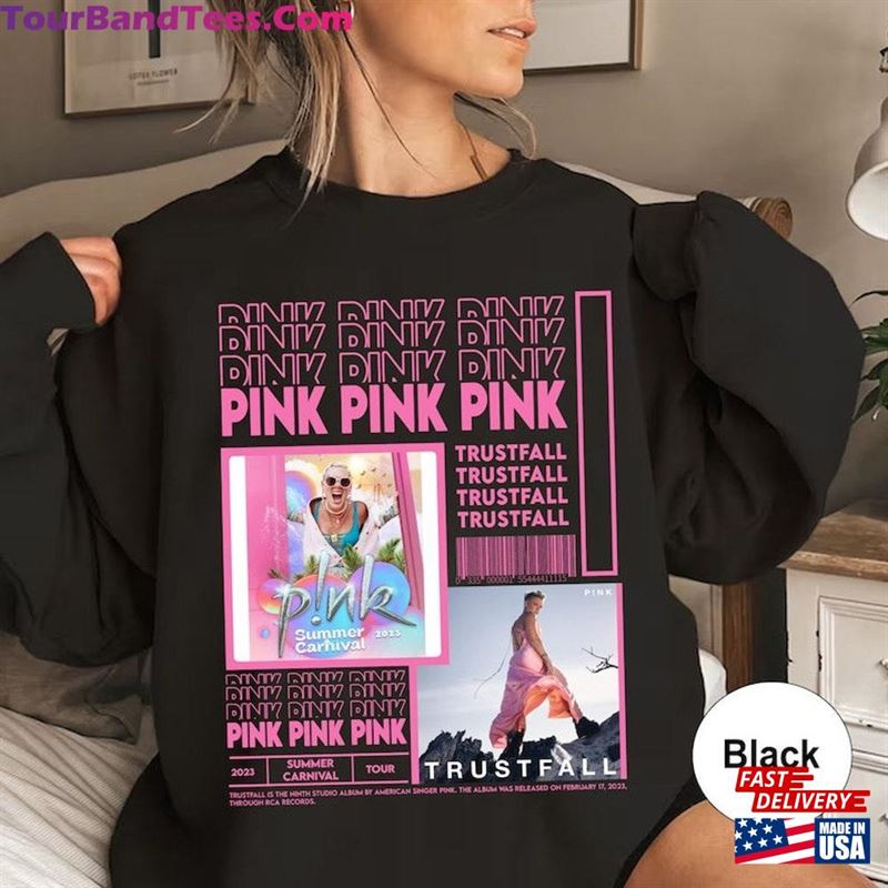 Limited! P!Nk Summer Carnival Trustfall Album Tee Pink Singer Tour Unisex Classic 29Uf122145 – Utopia Fashion