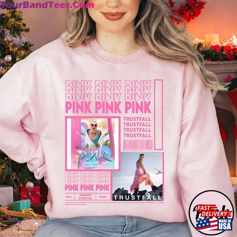 Limited! P!Nk Summer Carnival Trustfall Album Tee Pink Singer Tour Unisex Classic 29Uf122145 – Utopia Fashion