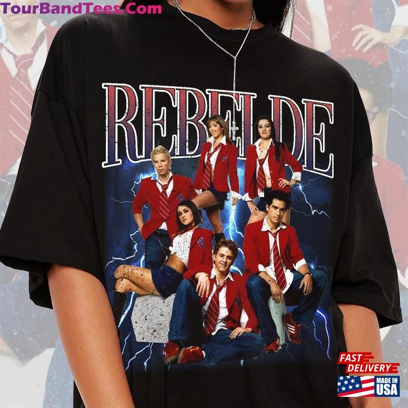 Limited Rebelde Shirt Vintage 90S Graphic Tee Rbd Concert Sweatshirt Classic 29Uf136790 – Utopia Fashion