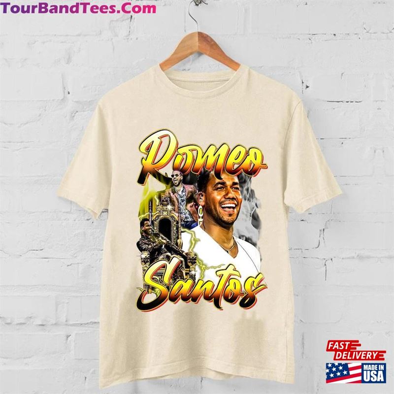 Limited Romeo Santos Shirt Vintage 90S Retro For Fan T-Shirt Unisex 29Uf122189 – Utopia Fashion