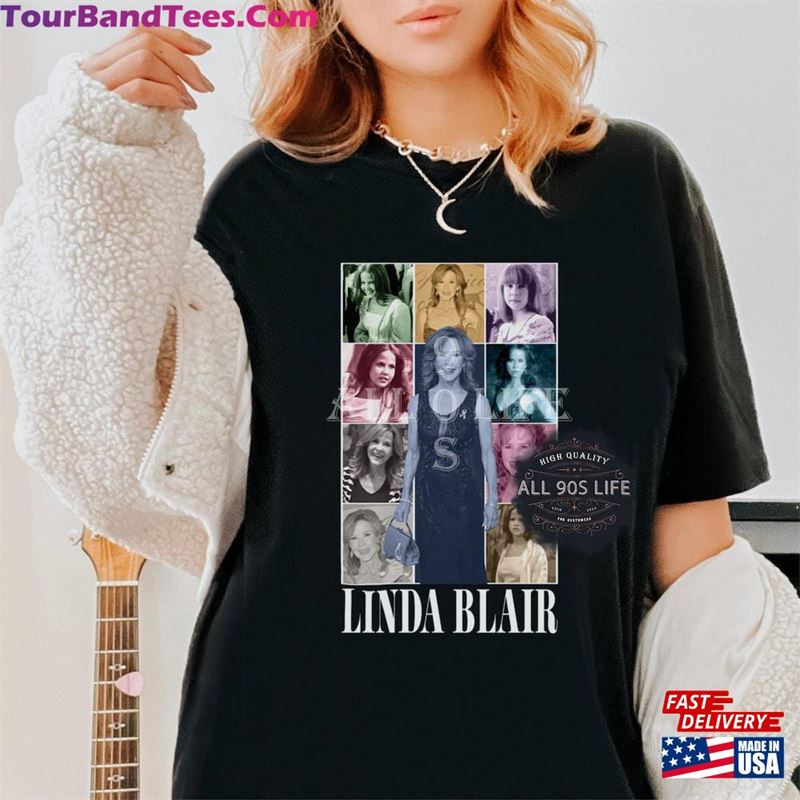 Linda Blair Shirt Retro The Eras Tour Halloween Sweatshirt Classic 29Uf131747 – Utopia Fashion