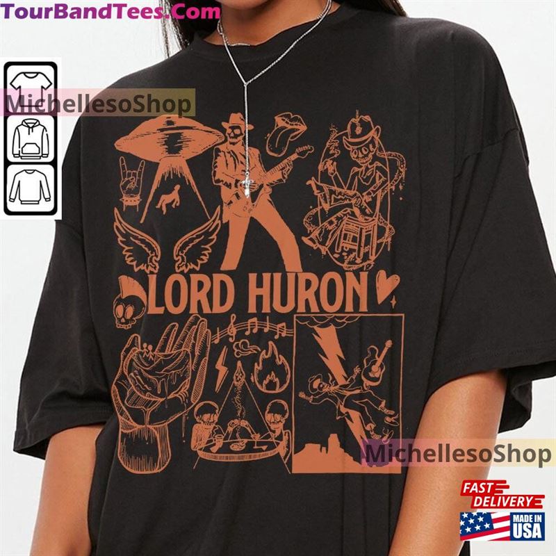 Lord Huron Doodle Art Shirt Vintage Merch Tee Graphic Album Lyric Sweatshirt Unisex Classic 29Uf124022 – Utopia Fashion