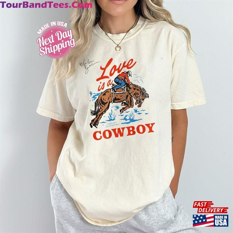 Love Is A Cowboy Kelsea Ballerini Shirt Merch Cowgirl Sweatshirt Unisex 29Uf122700 – Utopia Fashion