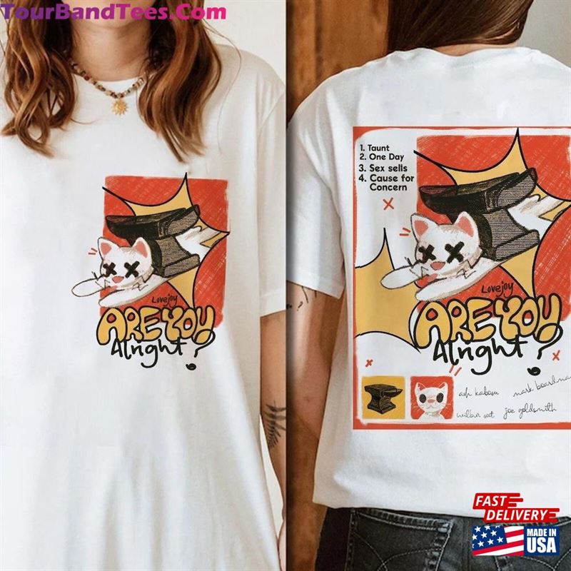 Lovejoy Tour Shirt For Fan Concert The Lazy Cat T-Shirt Classic 29Uf123790 – Utopia Fashion