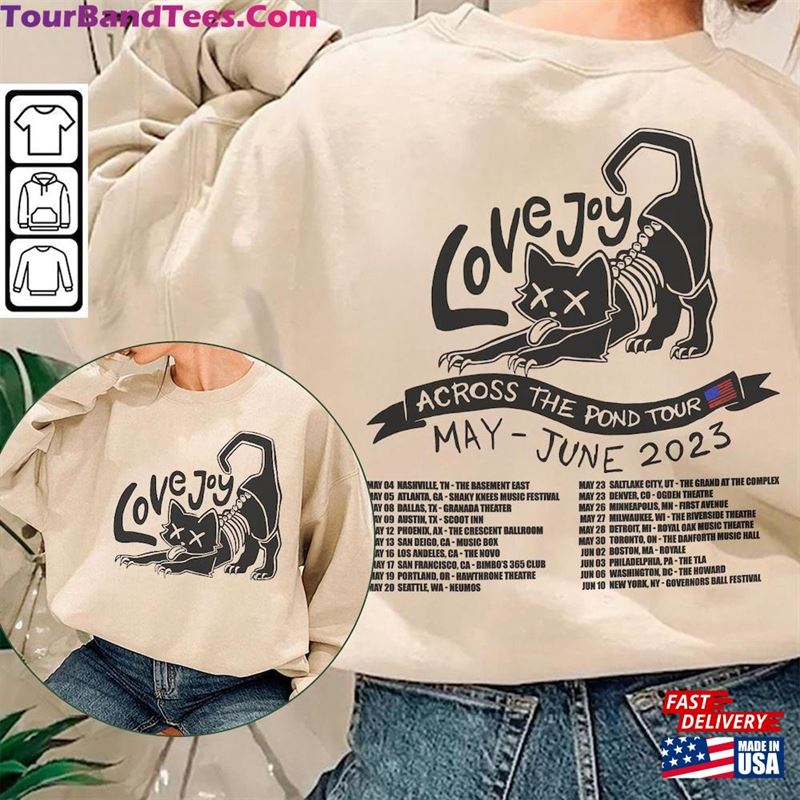 Lovejoy Tour Music Shirt Side Across The Pond Sweatshirt Classic T-Shirt 29Uf119082 – Utopia Fashion