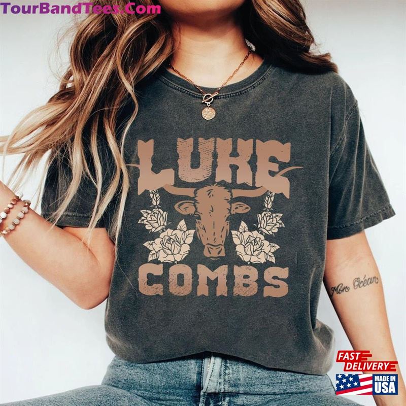 Luke Combs Bullhead T-Shirt Country Music Shirt Concert Tee Classic Unisex 29Uf123207 – Utopia Fashion