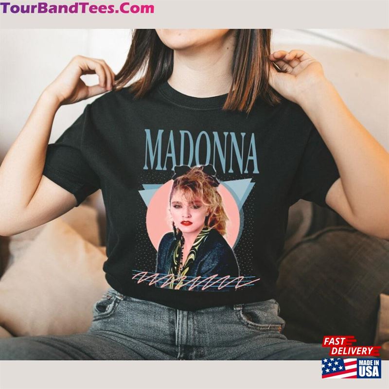 Madonna Retro Vintage Tour Sweatshirt T-Shirt Long Sleeve Classic 29Uf124523 – Utopia Fashion