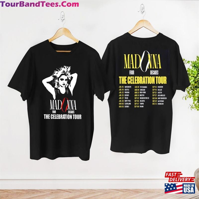 Madonna T-Shirt The Celebration Tour Shirt Vintage Unisex Sweatshirt 29Uf118386 – Utopia Fashion