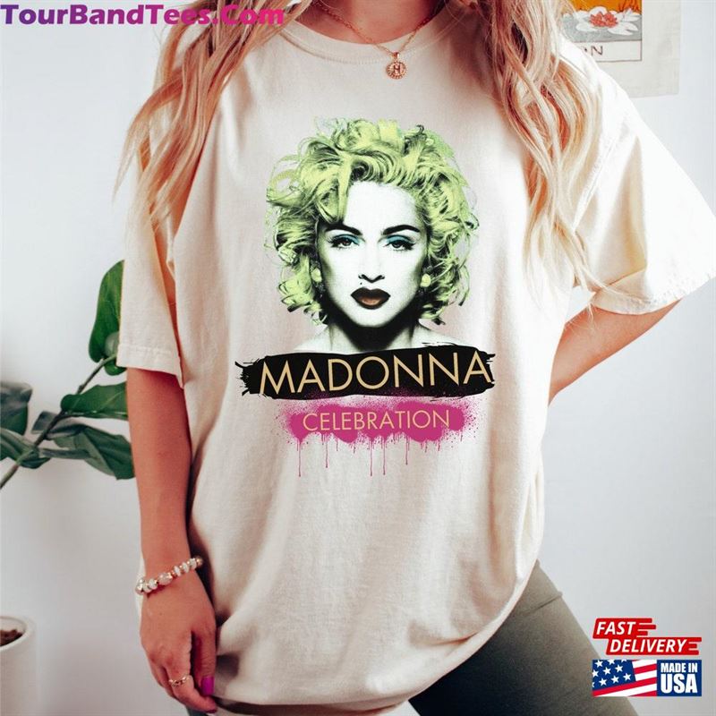 Madonna The Celebration Tour Shirt Shirts Tees T-Shirt Classic 29Uf123387 – Utopia Fashion