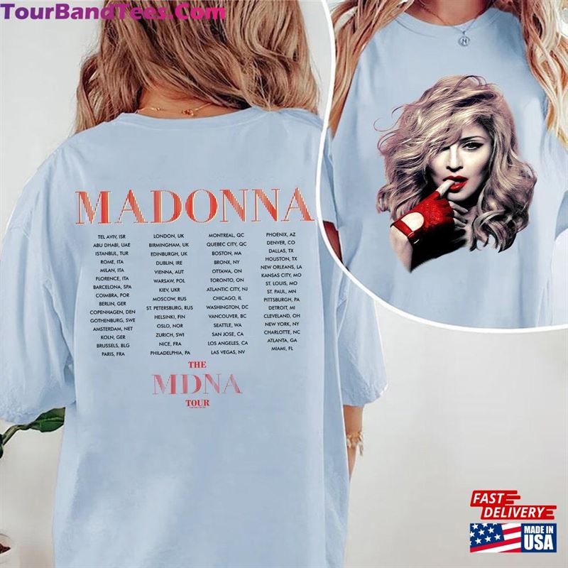 Madonna The Mdna Tour Graphic T-Shirt Concert Shirt Hoodie Classic 29Uf131964 – Utopia Fashion