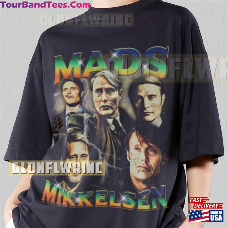 Mads Mikkelsen Shirt American Actor Movie Character Lecter Hannibal T Grapich Tee Vintage Classic Hoodie 29Uf123909 – Utopia Fashion