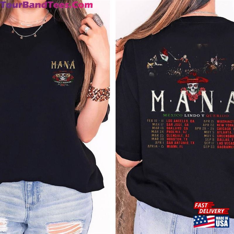 Mana Tour T-Shirt Concert Mexico Lindo Y Querido Hoodie Unisex 29Uf124677 – Utopia Fashion