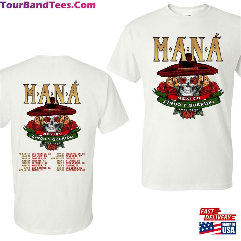 Mana Tour T-Shirt Concert Mexico Lindo Y Querido Sweatshirt Hoodie 29Uf136634 – Utopia Fashion