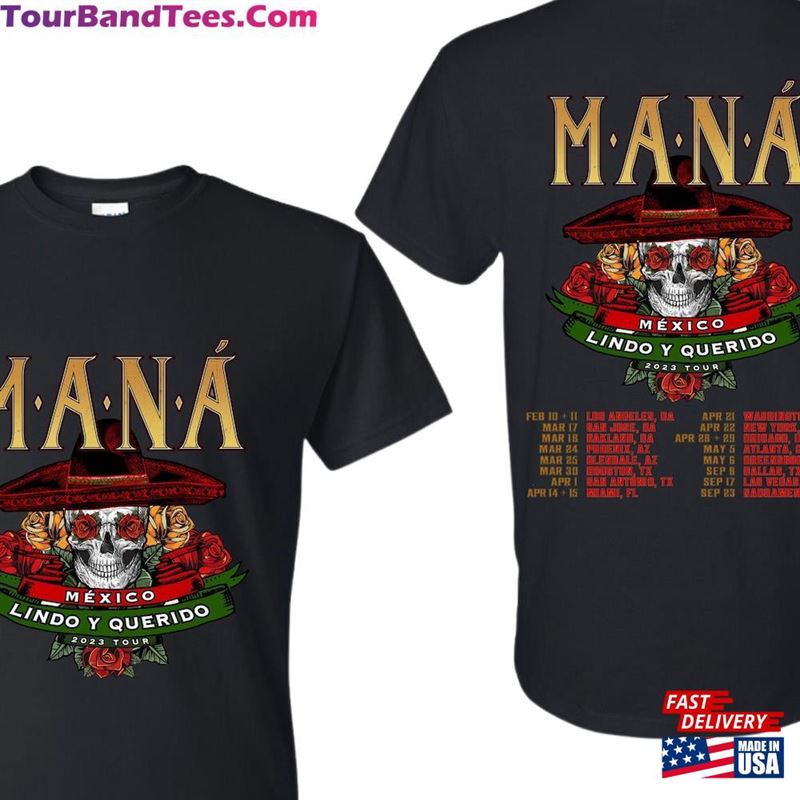 Mana Tour T-Shirt Concert Mexico Lindo Y Querido Sweatshirt Hoodie 29Uf136634 – Utopia Fashion