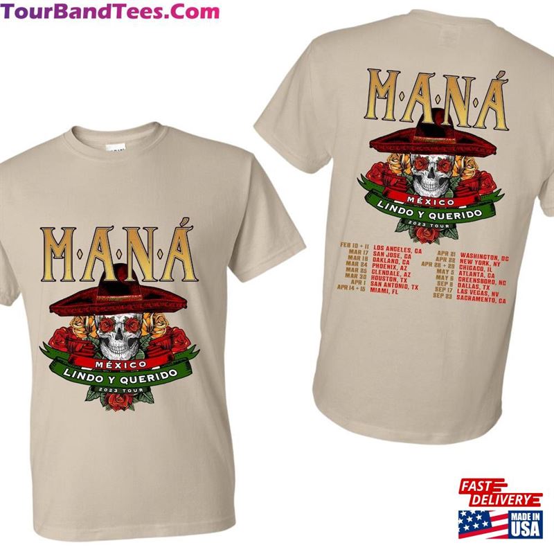 Mana Tour T-Shirt Concert Mexico Lindo Y Querido Sweatshirt Hoodie 29Uf136634 – Utopia Fashion