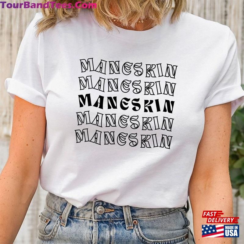 Maneskin Band Shirt Italian Music Tee Rock N Roll Sweatshirt Classic 29Uf118777 – Utopia Fashion