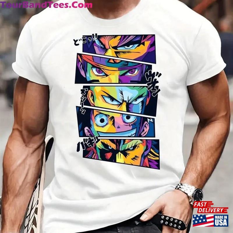 Men’S Casual Trendy Cartoon Anime Hero Character Print T-Shirt Short Sleeve Crew Neck Hip Hop Style Tees For Summer Holiday Gift Sweatshirt 29Uf131913 – Utopia Fashion