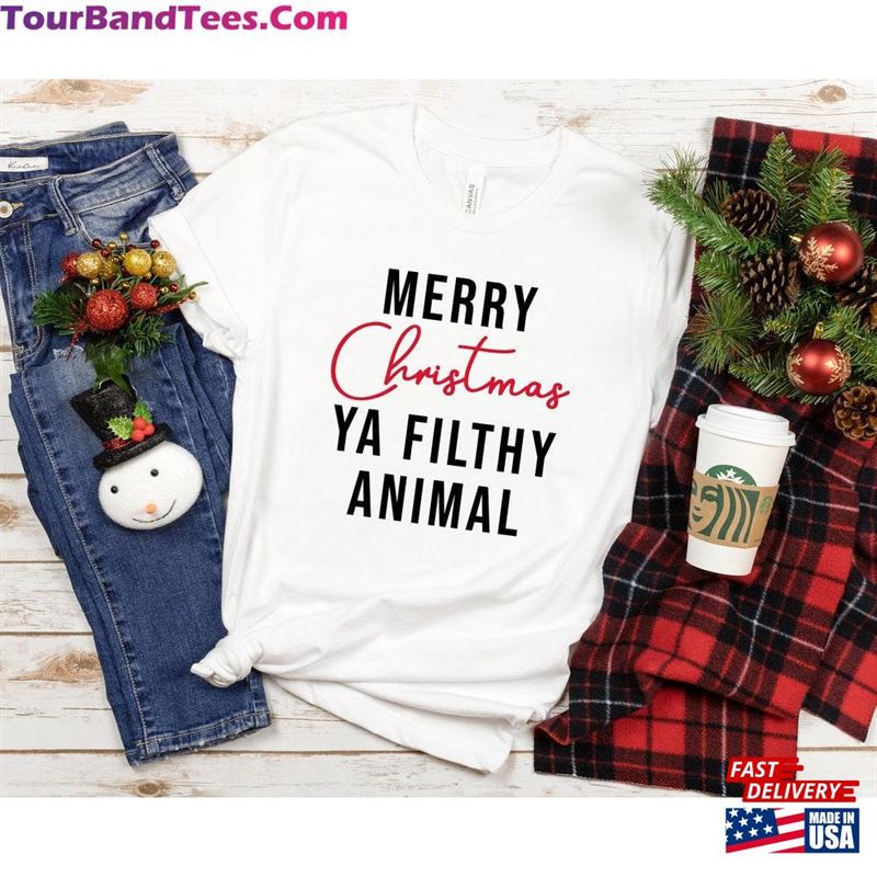 Merry Christmas Ya Filthy Animal Shirt Home Alone Tee Holiday Shirts Classic Hoodie 29Uf122492 – Utopia Fashion