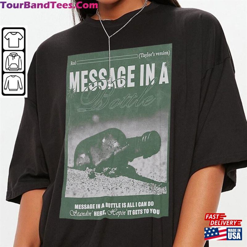 Message In Bottle Taylor Vintage Art Shirt Midnights Song Cover Classic Sweatshirt 29Uf123055 – Utopia Fashion