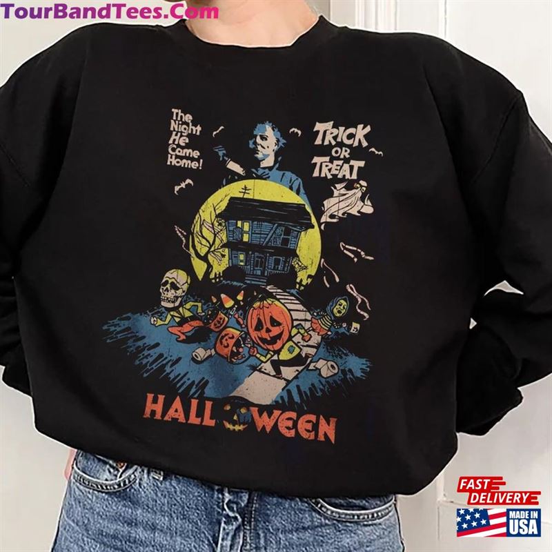 Michael Myers Halloween Sweatshirt Trick Or Treat Unisex 29Uf123856 – Utopia Fashion