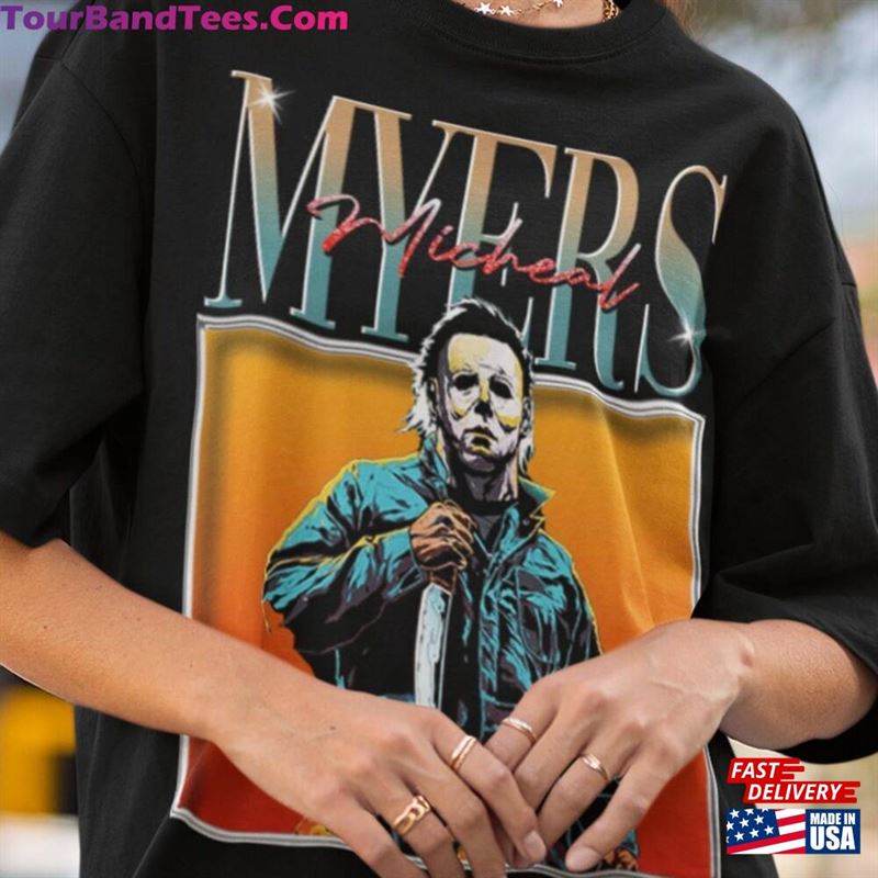 Micheal Myers T-Shirt Retro Scream Movie Shirt Drew Barrymore Sweatshirt Classic Unisex 29Uf136402 – Utopia Fashion