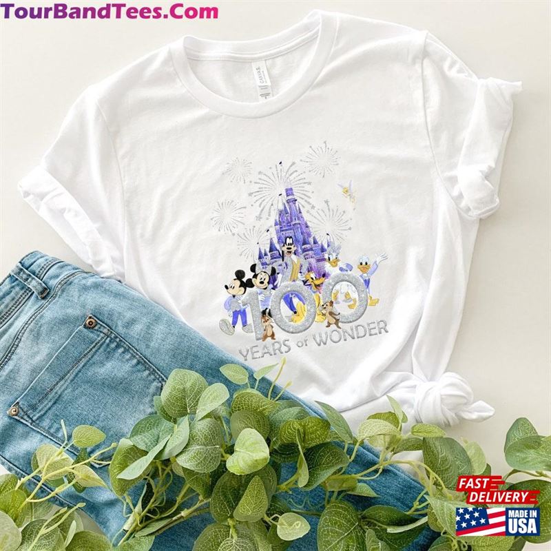 Mickey And Friends Disney Years Of Wonder Shirt Walt T-Shirt Disneyland Trip 100Th Anniversary Classic Hoodie 29Uf118396 – Utopia Fashion