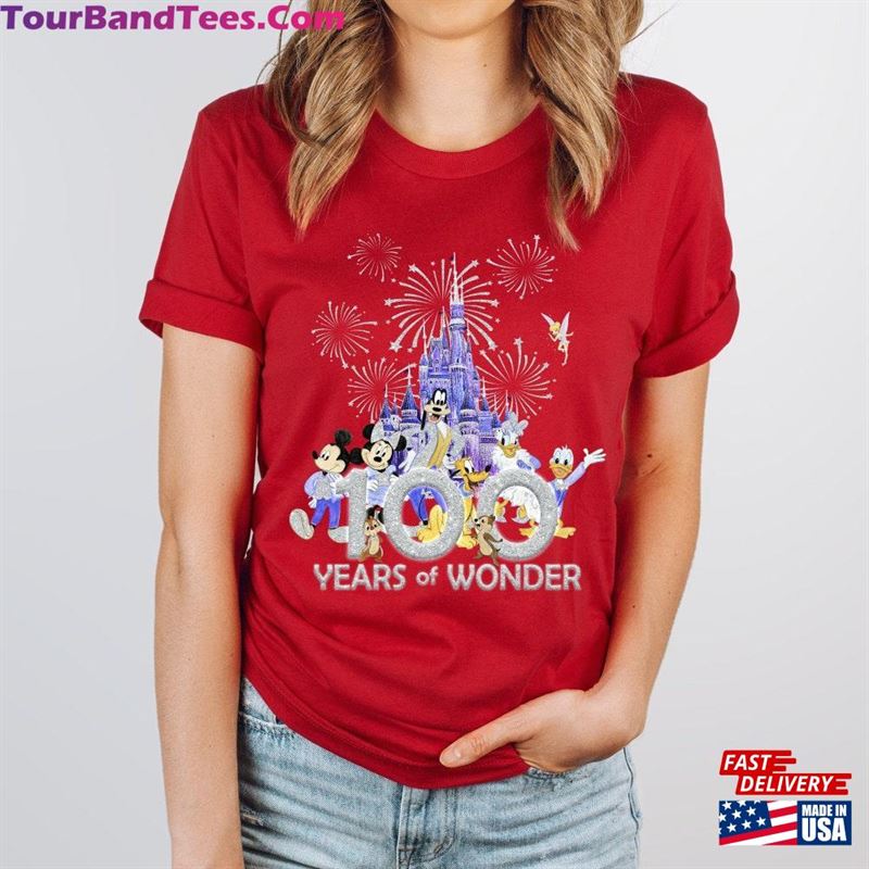 Mickey And Friends Disney Years Of Wonder Shirt Walt T-Shirt Disneyland Trip 100Th Anniversary Classic Hoodie 29Uf118396 – Utopia Fashion