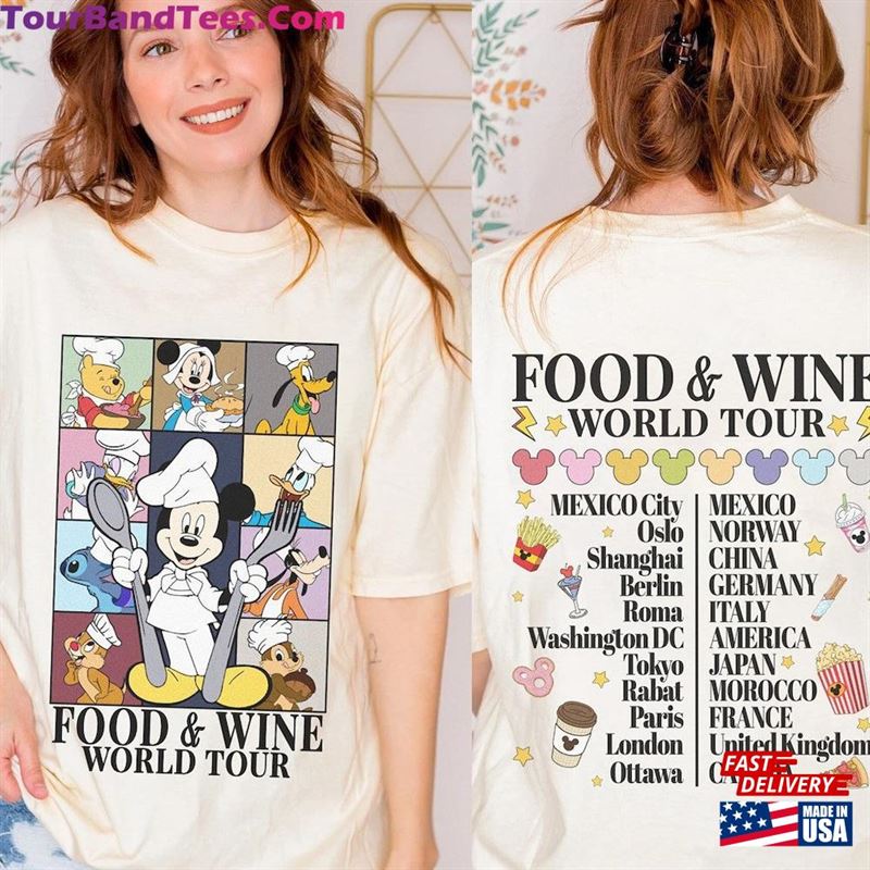 Mickey Chef And Friends Food Wine Festival World Tour T-Shirt Disneyland Epcot Snack Drink Tee Family Matching Gift Unisex Sweatshirt 29Uf123887 – Utopia Fashion