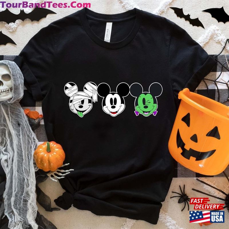 Mickey Heads Halloween Shirt Horror Movie Characters Disney Shirts Sweatshirt Classic 29Uf136850 – Utopia Fashion