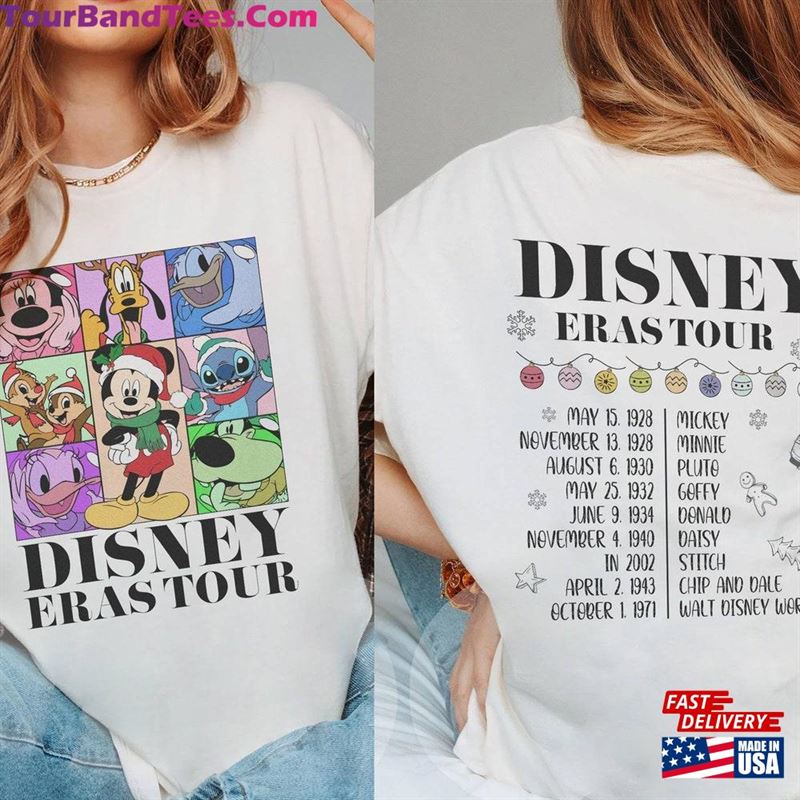 Mickey Mouse Eras Christmas Double Sided Shirt Tour Printed Sweatshirt Classic 29Uf123679 – Utopia Fashion