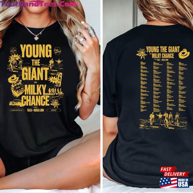 Milky Chance Young The Giant With Tour Shirt Band Sweatshirt Rock Hoodie Unisex T-Shirt 29Uf118472 – Utopia Fashion