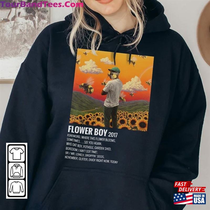 Minimalist Album Music Shirt Tyler Flower Boy Tour Classic Sweatshirt 29Uf124609 – Utopia Fashion