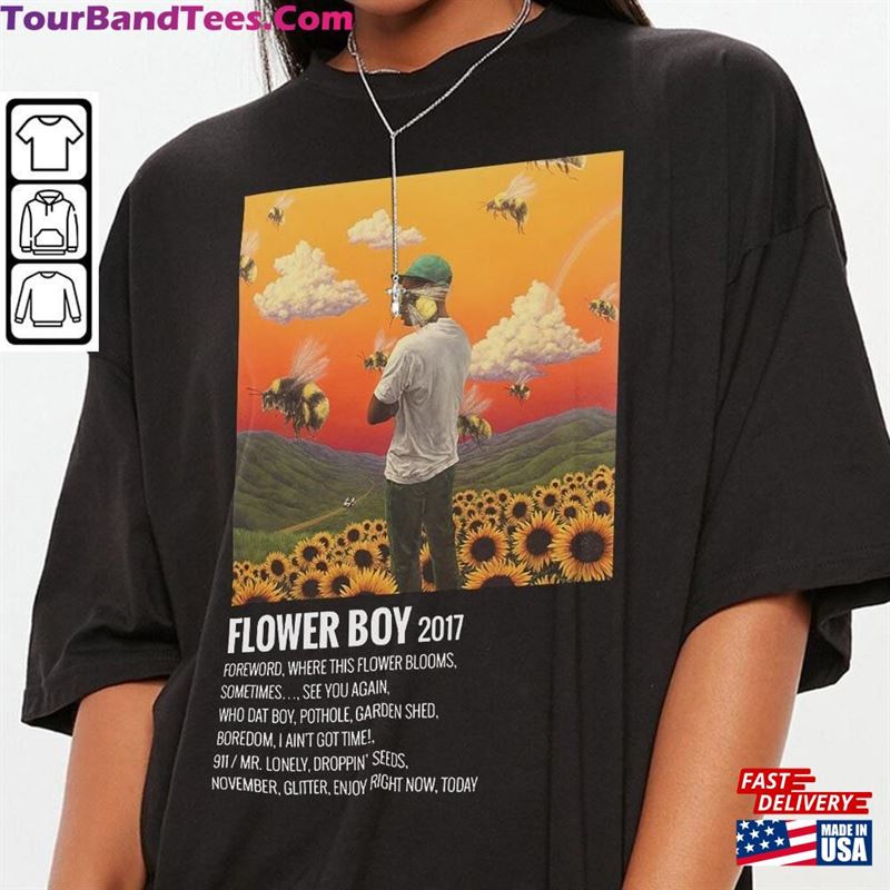 Minimalist Album Music Shirt Tyler Flower Boy Tour Classic Sweatshirt 29Uf124609 – Utopia Fashion