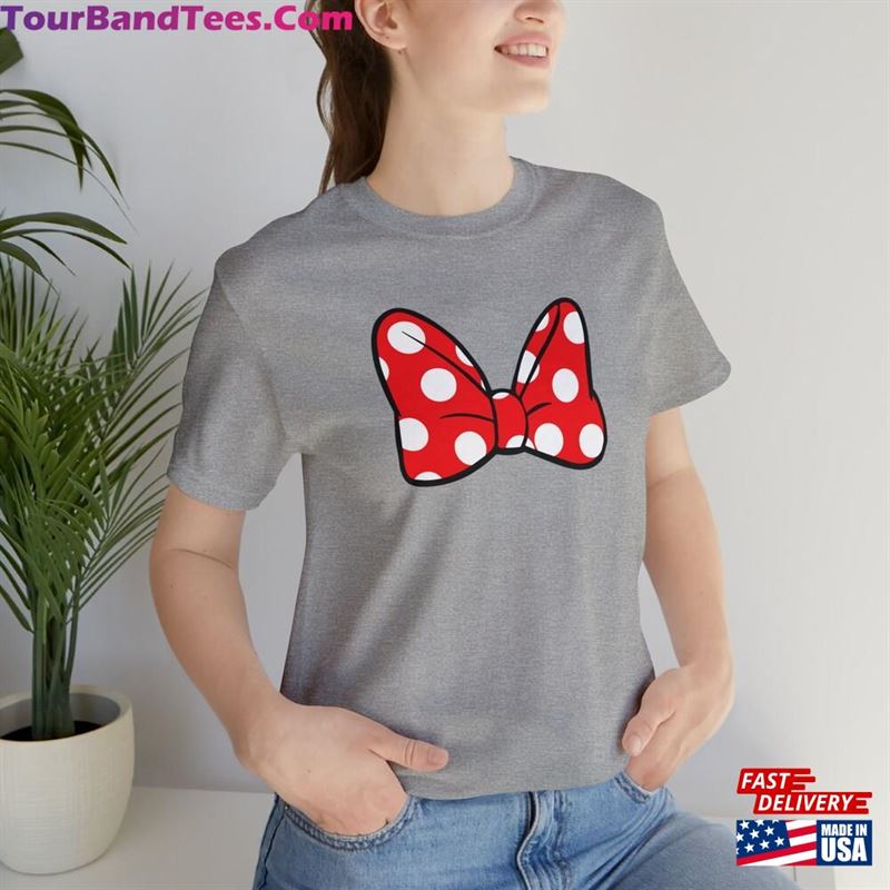 Minnie Mouse Bow Shirt Family Matching T-Shirt Unisex Classic 29Uf131465 – Utopia Fashion