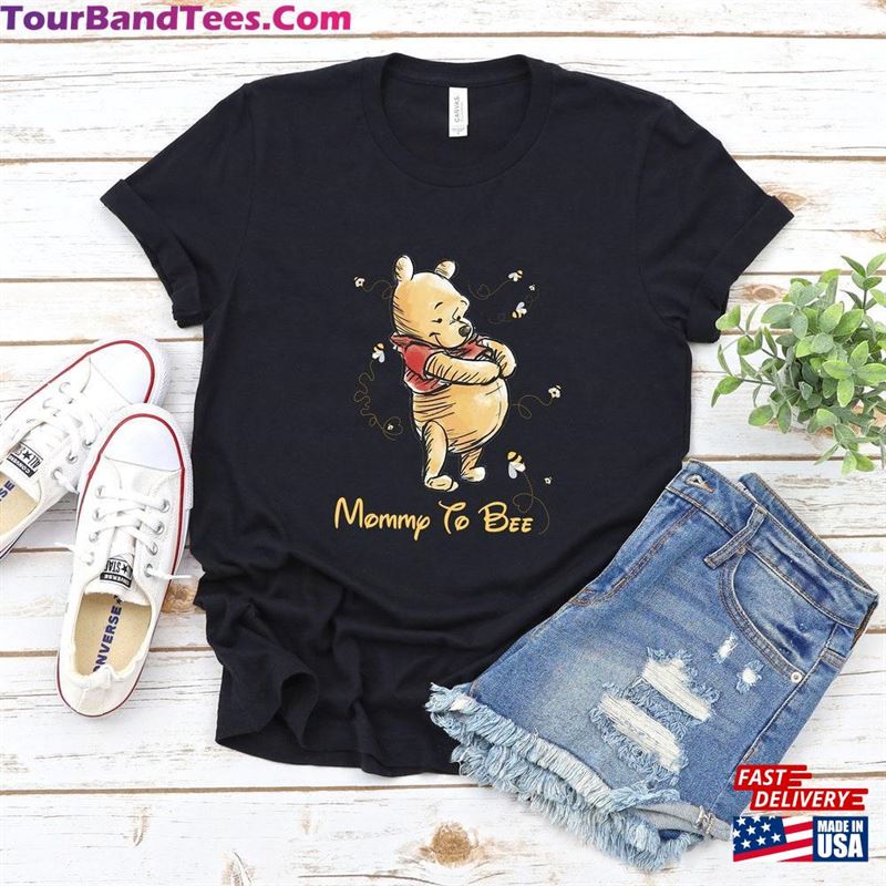 Mommy To Bee Shirt Pregnancy Reveal Disney Pooh T-Shirt Unisex 29Uf118835 – Utopia Fashion