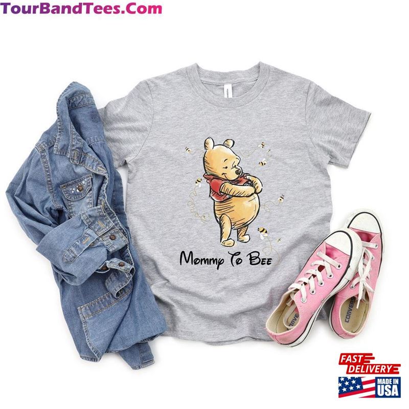 Mommy To Bee Shirt Pregnancy Reveal Disney Pooh T-Shirt Unisex 29Uf118835 – Utopia Fashion