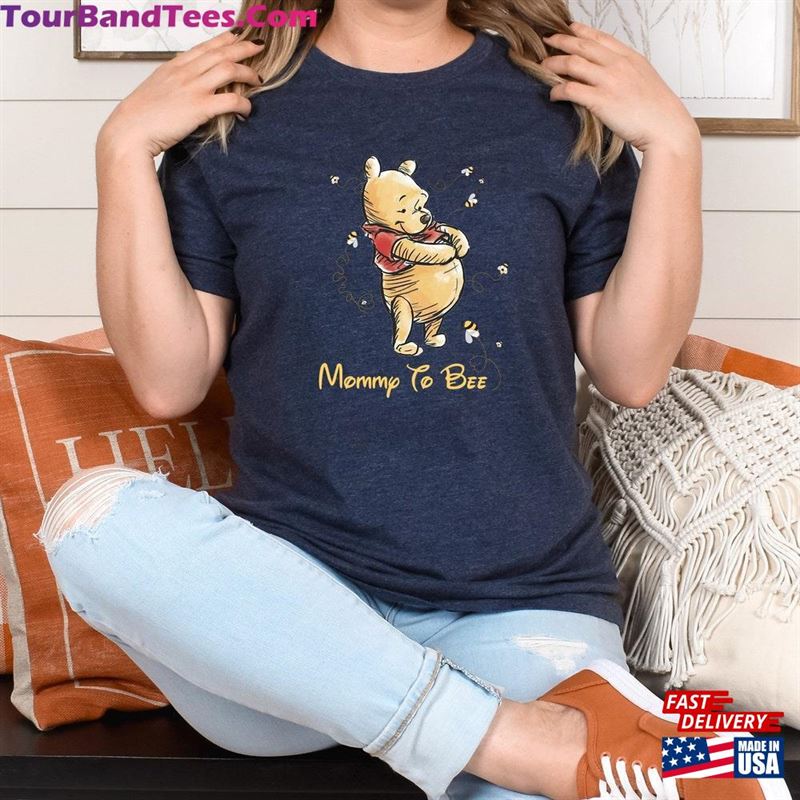 Mommy To Bee Shirt Pregnancy Reveal Disney Pooh T-Shirt Unisex 29Uf118835 – Utopia Fashion