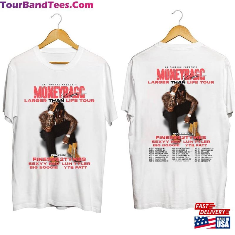 Moneybagg Yo Larger Than Life Tour Shirt Fan Rapper Concert Hoodie Unisex 29Uf119262 – Utopia Fashion