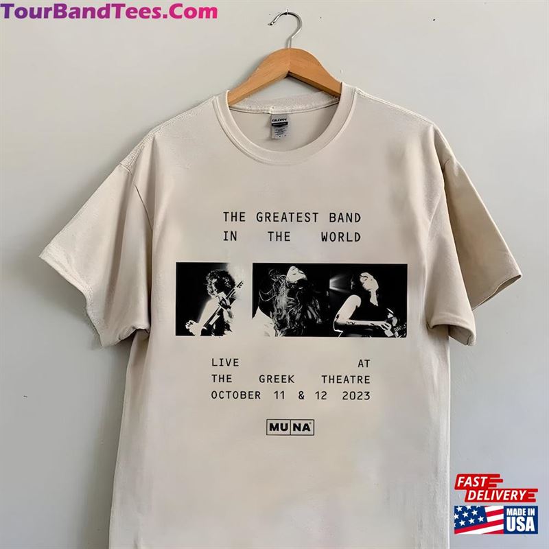 Muna Band Shirt The Greatest In World Concert Lifes So Fun Tour Fan Hoodie T-Shirt 29Uf124560 – Utopia Fashion