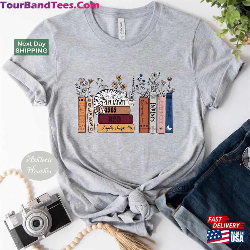 Music Albums As Books T-Shirt Shirt For Concert Lover Fan Merch Sweatshirt 29Uf123894 – Utopia Fashion