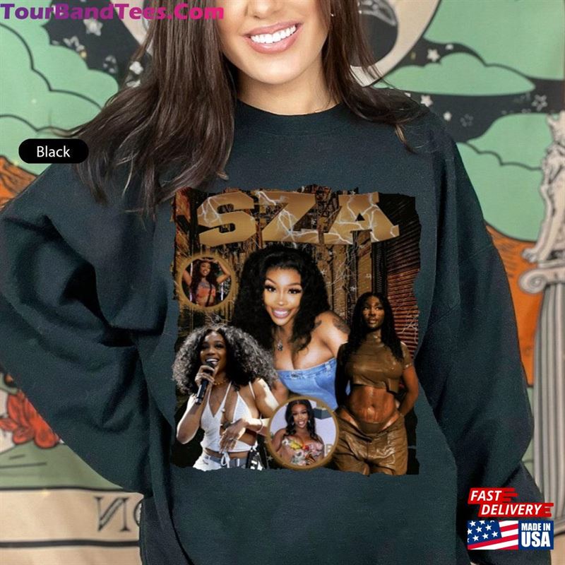 Music Rnb Singer Rapper Shirt Gift For Fan Sza New Bootleg 90S Sweatshirt Kill Bill Vintage Shir Rap Hip Hop Hoodie Unisex 29Uf124208 – Utopia Fashion