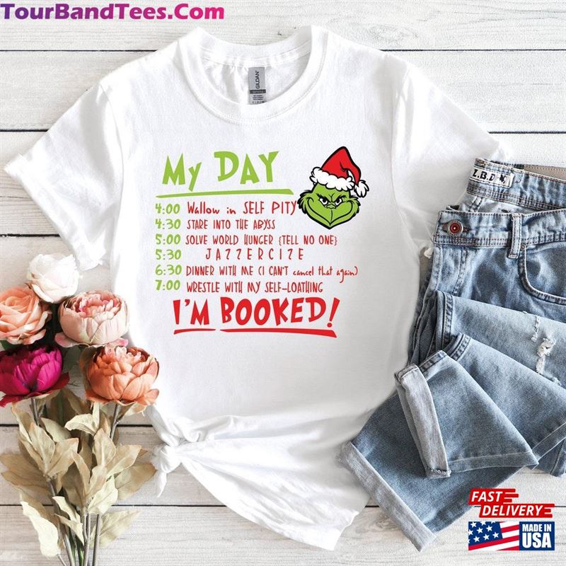 My Day I’M Booked Sweatshirt And Shirt Cute Christmas T-Shirt 29Uf122416 – Utopia Fashion