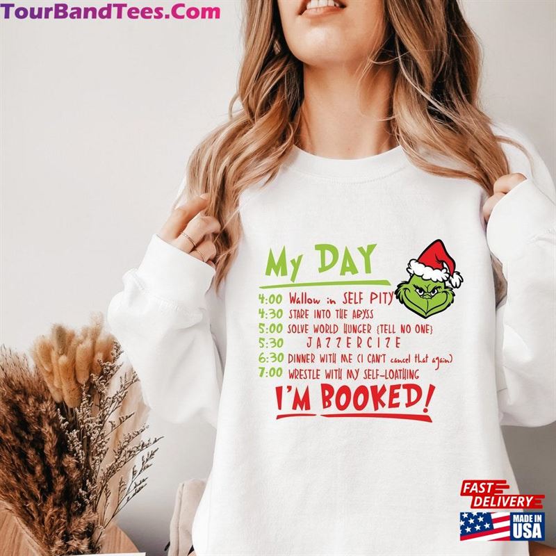 My Day I’M Booked Sweatshirt And Shirt Cute Christmas T-Shirt 29Uf122416 – Utopia Fashion