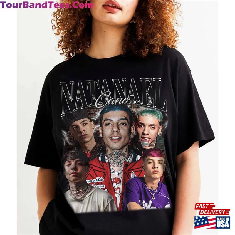 Natanael Cano Vintage Look T-Shirt Oversized Retro Bootleg Tee Hoodie 29Uf123878 – Utopia Fashion