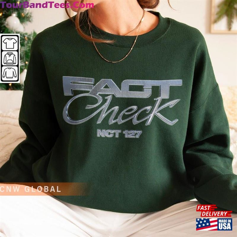 Nct Kpop Sweatshirt Fact Check Tee Johnny Taeyong Yuta Jaehyun Mark Haechan Shirt Unisex 29Uf124008 – Utopia Fashion