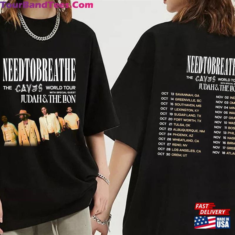 Needtobreathe The Caves World Tour Shirt Band Fan Rock Hoodie Classic 29Uf123144 – Utopia Fashion