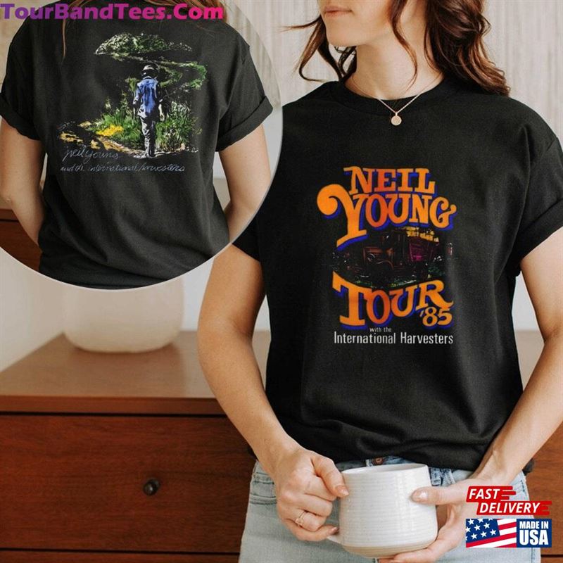 Neil Young Tour Rock Music Concert T-Shirt’85 Shirt Sweatshirt 29Uf123932 – Utopia Fashion