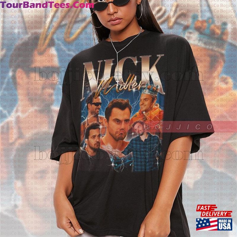 Nick Miller Tee Homage Vintage Retro Fan Classic Sweatshirt 29Uf124189 – Utopia Fashion