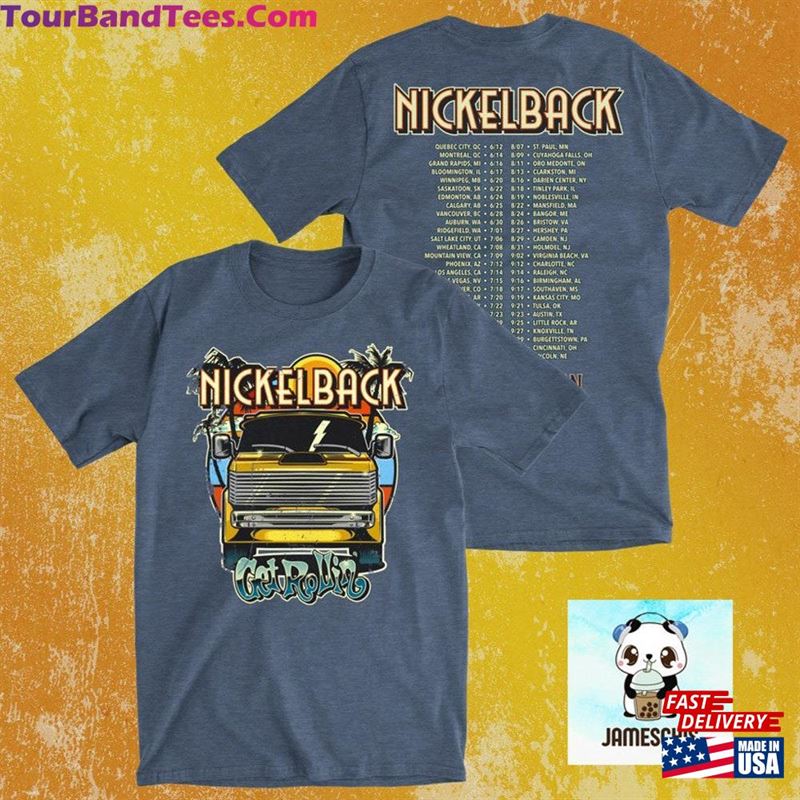 Nickelback Get Rollin’Shirt Vintage Nickleback Tour Unisex Hoodie 29Uf124602 – Utopia Fashion